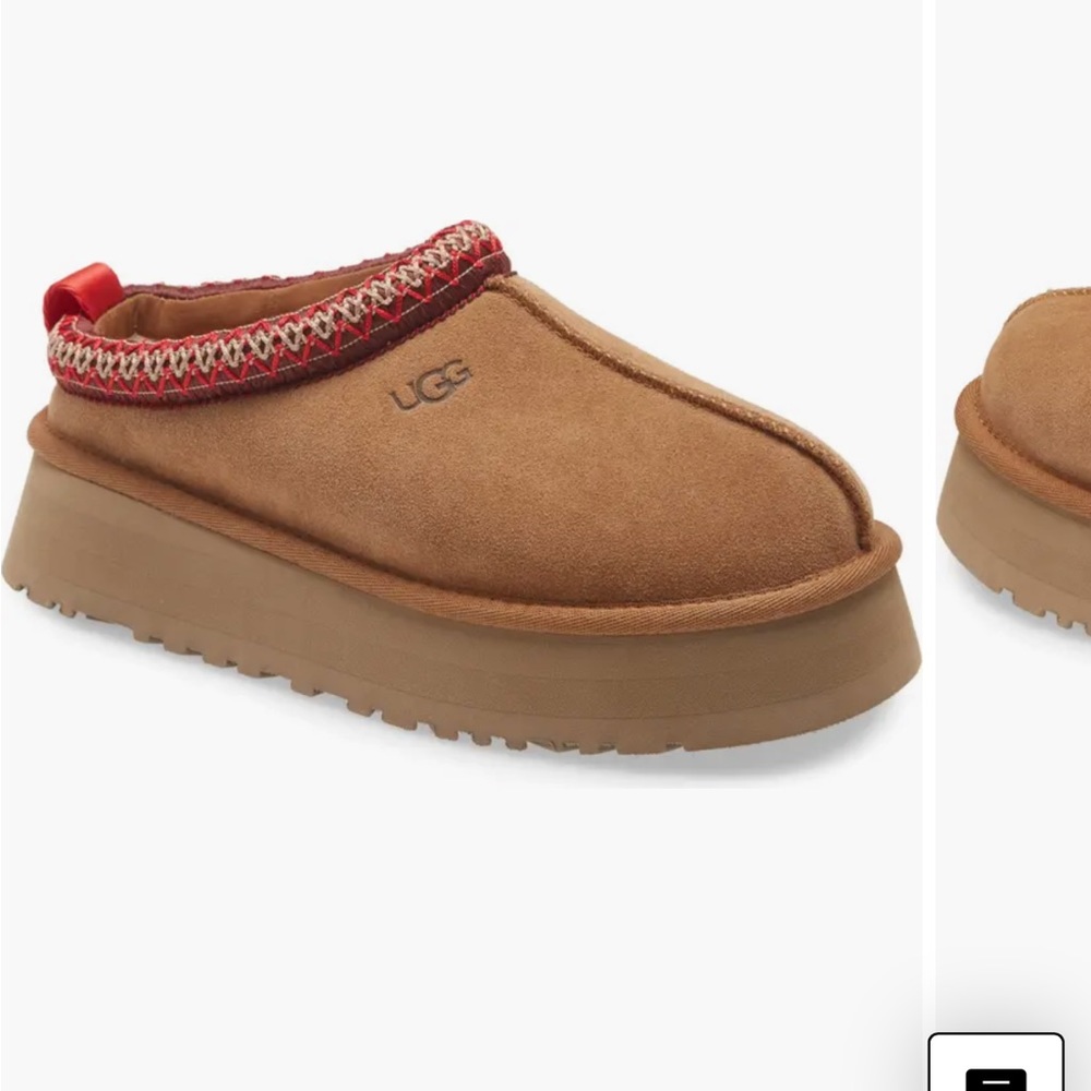 Ugg Tasman platform slipper. Never worn.